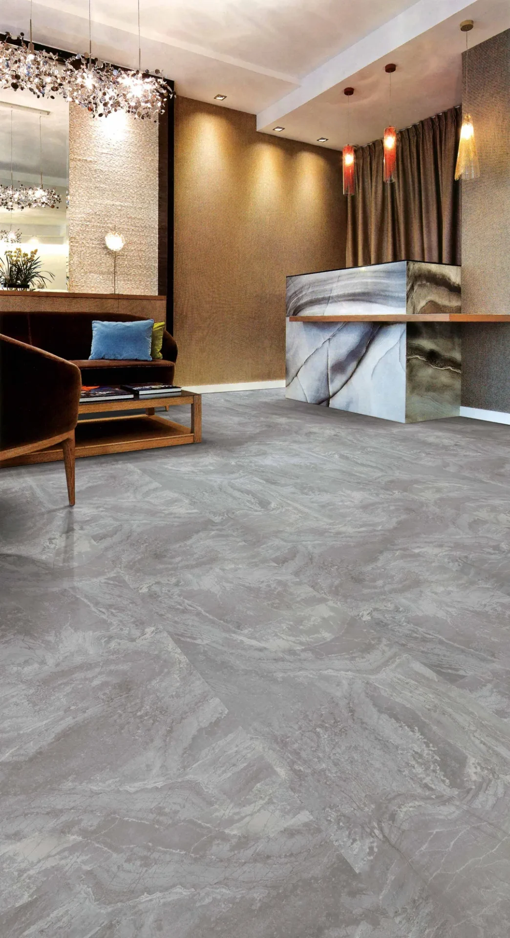 Fuzion Brimstone from the SmartDrop Elite Tile Collection - Image 3