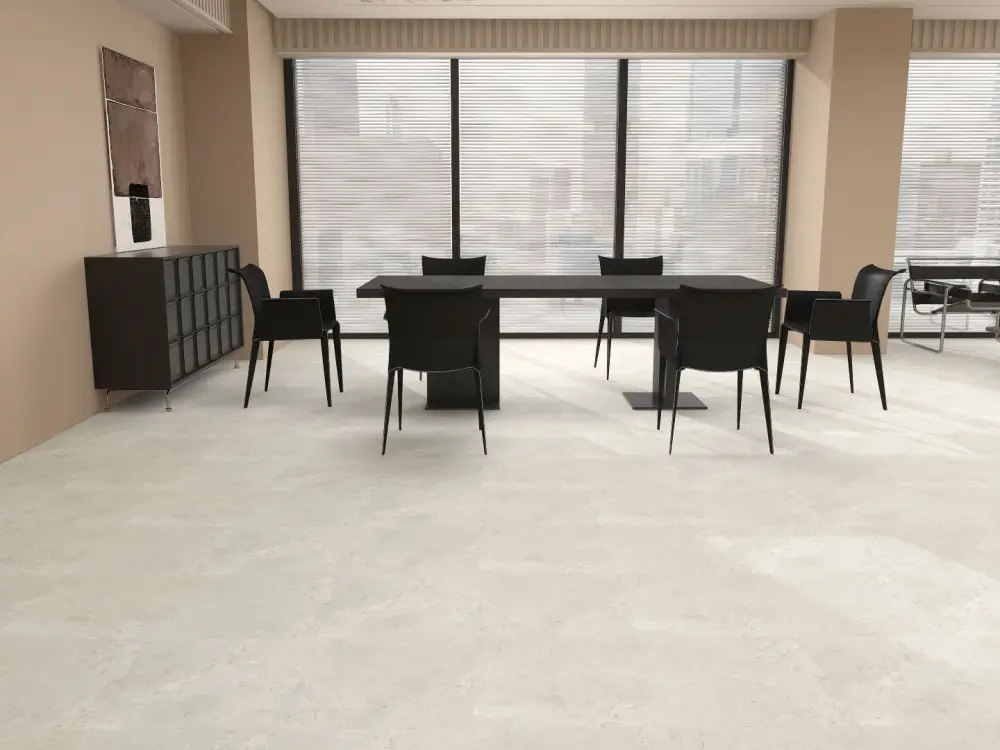 Ivory 5mm Aqua Commercial Luxury Vinyl Tiles By Naf - Floors@Work - Image 2