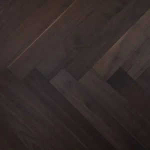 Black Walnut 5 Herringbone Collection-Chocolate By Vidar Flooring