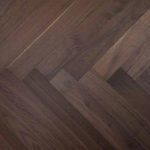 Black Walnut Herringbone-Natural By Vidar Flooring