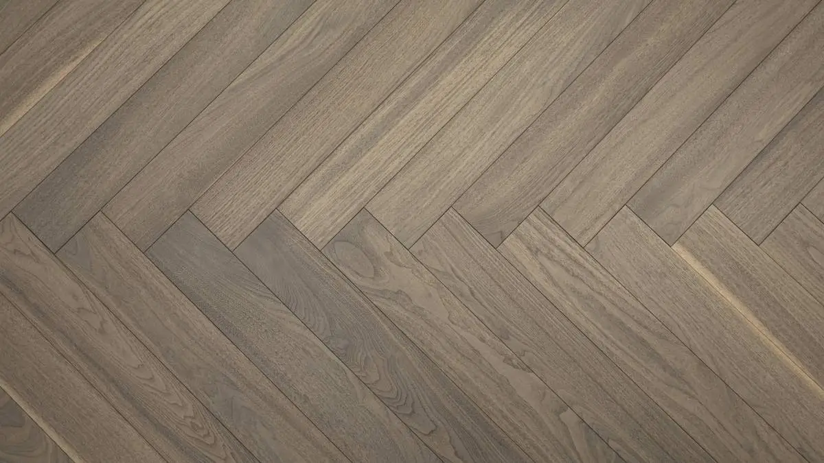 Black Walnut 5 Herringbone Collection-Provence By Vidar Flooring