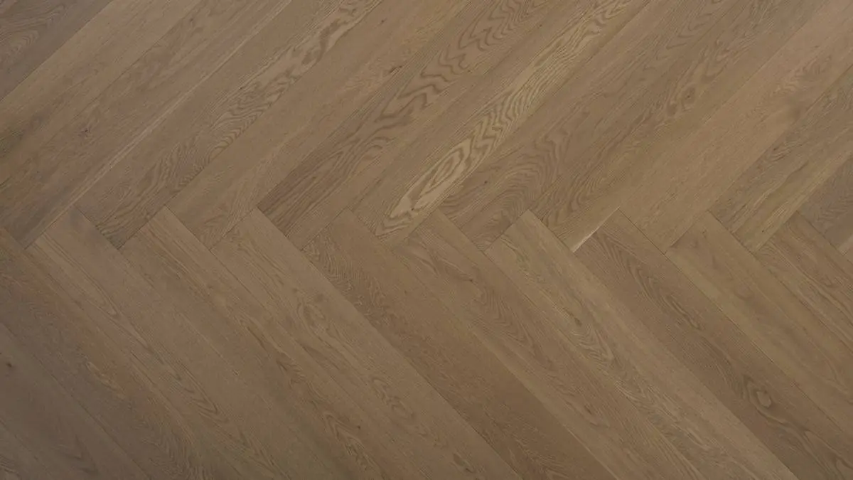 European Oak 5 Herringbone Collection-Toffee Crunch By Vidar Flooring