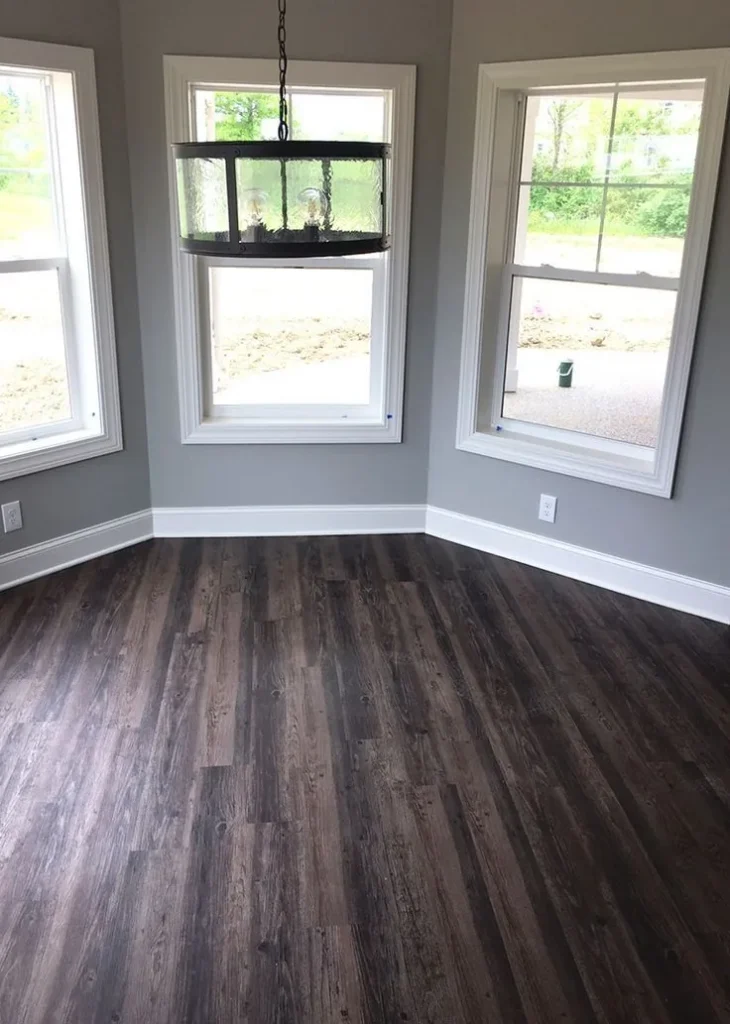 Laminate floor installed by 22FLOORING in a North York home